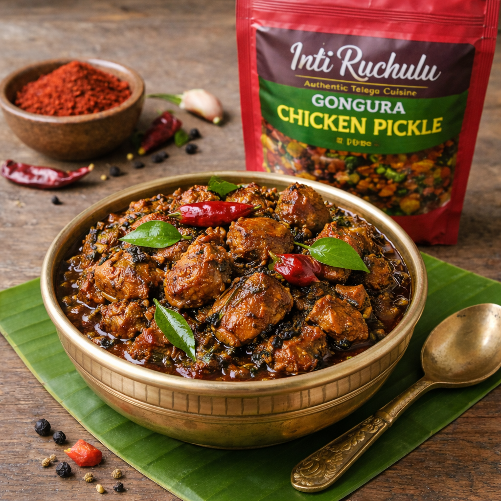 Gongura Chicken Boneless Pickle