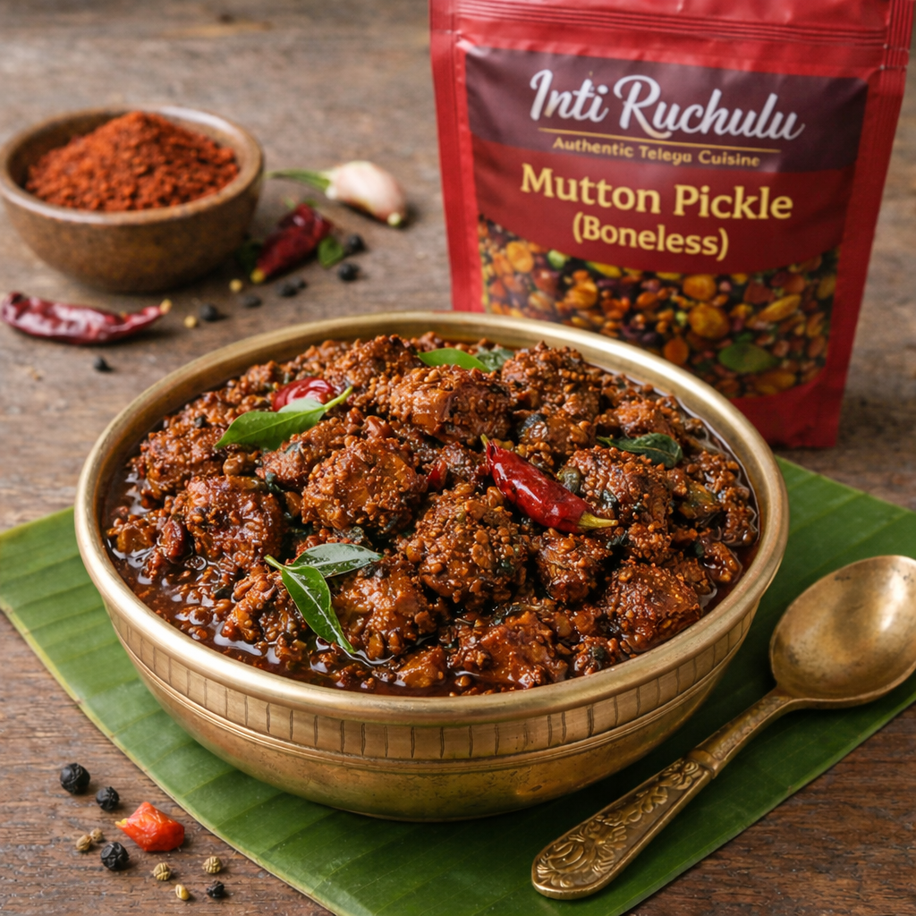 Mutton Boneless Pickle